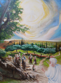 Ascension (Actes 1, 1- 12) par Alexandra Domnec Ascension (Actes 1, 1- 12) par Alexandra Domnec