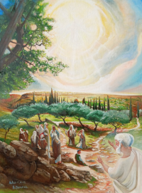 Ascension (Actes 1, 1- 12) par Alexandra Domnec