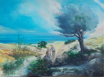 Alexandra Domnec, artiste peintre biblique
