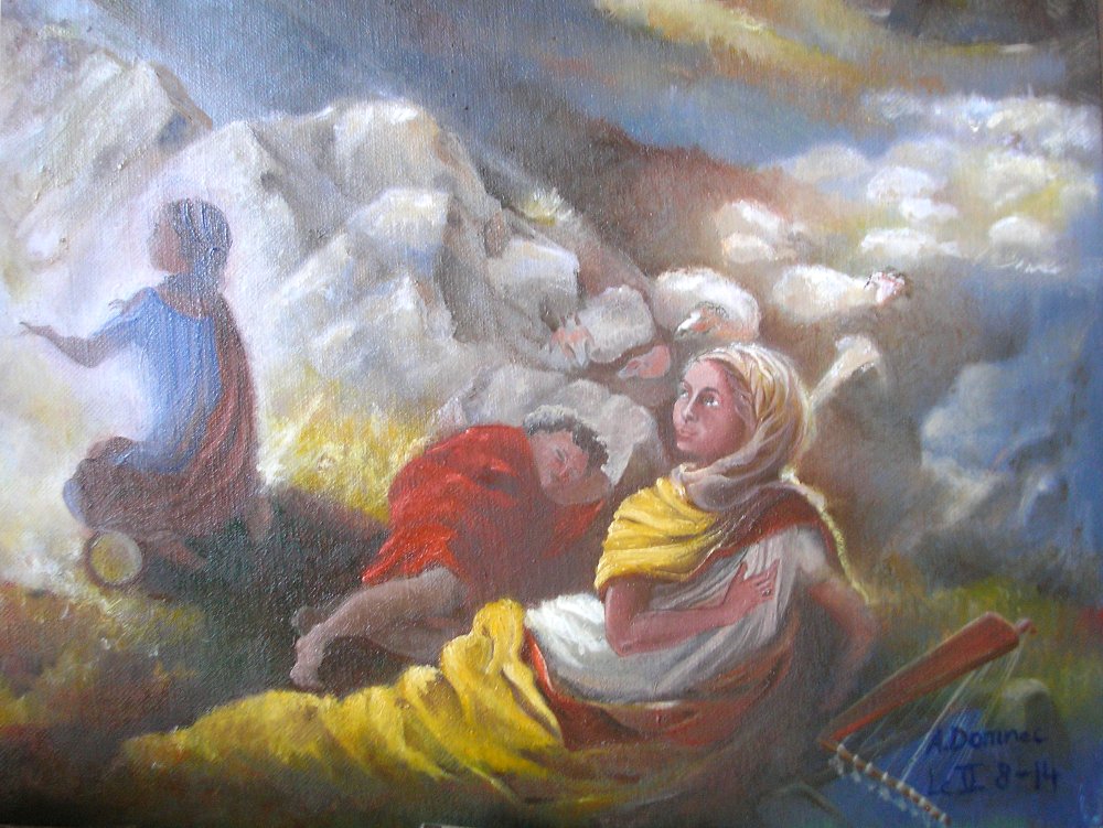 Histoire du tableau - L'annonce aux bergers (Luc 2, 8 - 14)