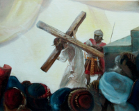 2e station : Jésus est chargé de sa croix