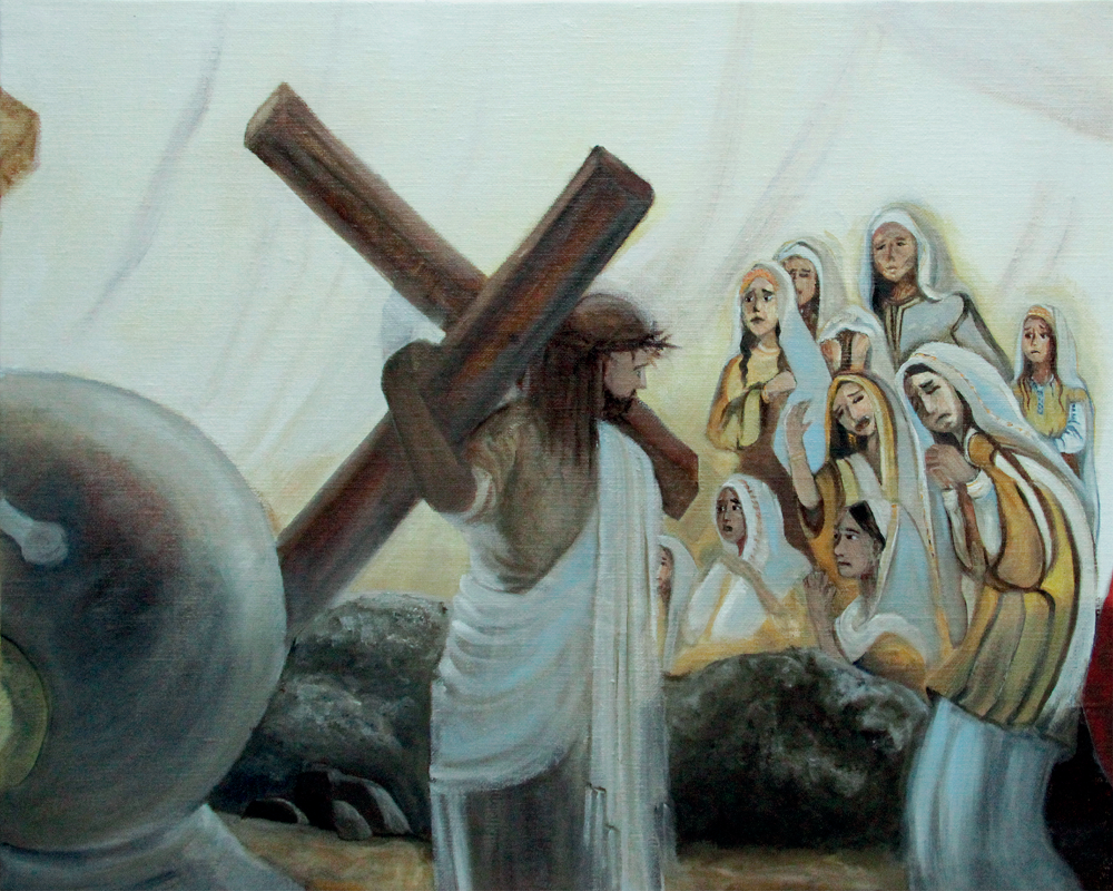8e station : Jésus console les filles de Jérusalem
