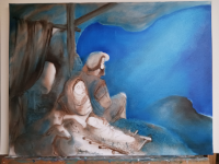 Crèche de Noël (Luc 2, 7)