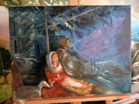 Crèche de Noël (Luc 2, 7)