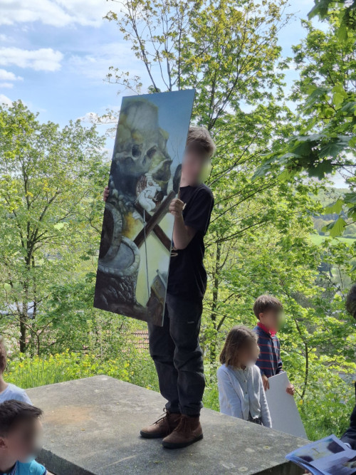 Station 9 du Chemin de croix itin&eacute;rant des enfants