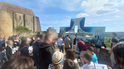 Station 11 du Chemin de croix itin&eacute;rant des enfants