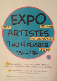 10e &eacute;dition de l'exposition des Artistes du Quartier &agrave; Antony (92)