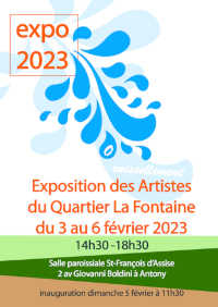 14e &eacute;dition de l'exposition des Artistes du Quartier &agrave; Antony (92)