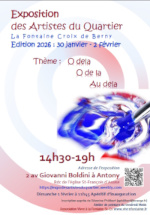 17e &eacute;dition de l'expo des artistes du quartier &agrave; Antony