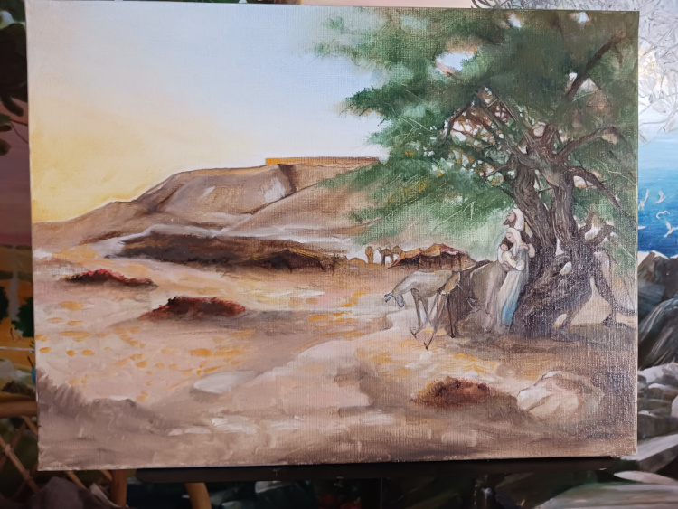 Fuite en Egypte (Matthieu 2, 13-15)