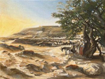 Fuite en Egypte, halte au Tel Nitzana