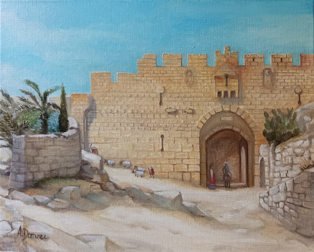 Porte de Benjamin ou Porte Saint-Etienne, dite Porte aux Lions